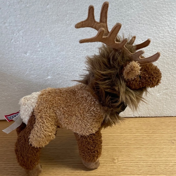 Douglas Eddie Elk Plush Wearing Elk Life Bandanna Brown Tan Stuffed Animal 10” - Picture 4 of 12